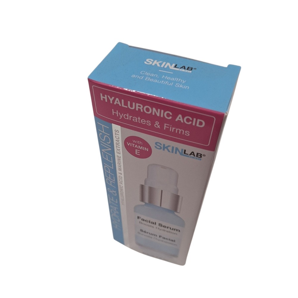 SkinLab Hydrate & Replenish Facial Serum With Vitamin E 1oz. Hyaluronic Acid NEW - Picture 3 of 15